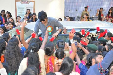 Manasuku Nachindi Movie Team At Kasturba Gandhi College